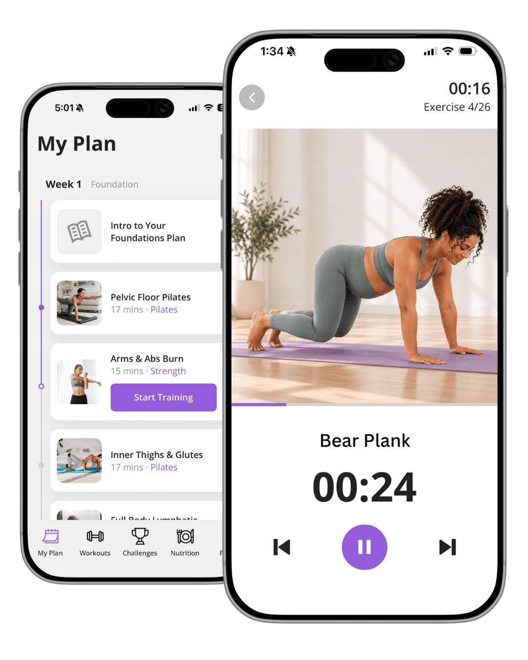 FitMama app screenshots